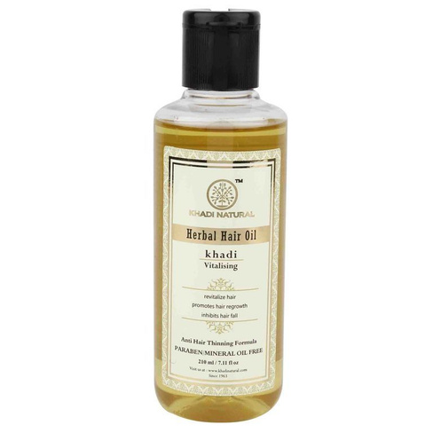 Витализирующее масло для волос KHADI NATURAL, 210 мл.