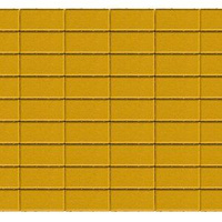 Тротуарная плитка BRAER Прямоугольник Желтый h-40