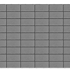 Тротуарная плитка BRAER Прямоугольник Серый h-60, 200х100