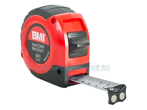 Рулетка BMI TAPE twoCOMP MAGNETIC 8 M