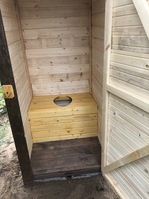 Деревянный туалет для дачи купить в Ростове-на-Дону - цена от 61 фирм и частников на Проминдекс