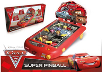 Пинбол 250239 Cars2 на батарейках, со звуком и светом, в коробке 73*14*48см TM Disney