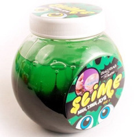 Лизун Slime Mega Mix черный + зеленый 500гр арт.S500-6 Фабрика игрушек