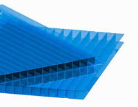 Сотовый поликарбонат 4 мм Синий