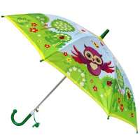 Зонт детский Совушки со свистком 45 см Играем вместе