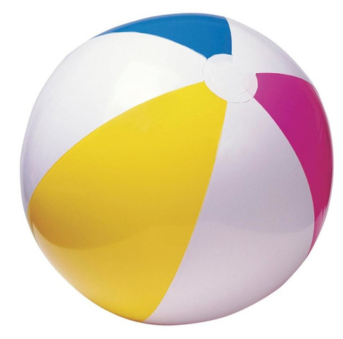 Мяч пляжный Интекс 61 см разноцветный в пакете (Боится холода) арт.59030 Intex