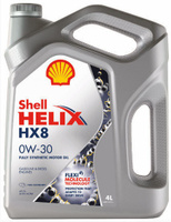 Моторное масло Shell Helix HX8 0W-30 (4 л)