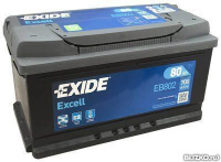 Аккумуляторная батарея EXIDE Excell EB802 (80Ач EN700A о.п.)