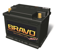 Аккумуляторная батарея Bravo 6СТ-55VL (55Ач EN430A о.п.)