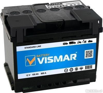 Аккумуляторная батарея Vismar 6CT-100L (100Ач EN800A п.п.)