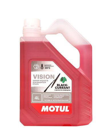 Зимняя жидкость для омывателя стекла MOTUL Vision Black Currant -20°C (4 л)