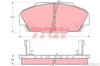 Колодки тормозные дисковые передние Lucas/TRW GDB1137 (HONDA)