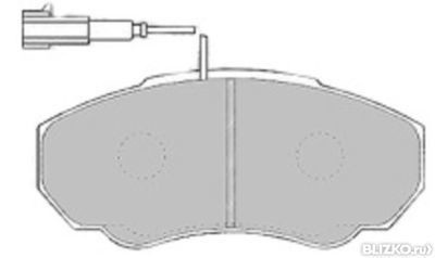 Колодки тормозные дисковые передние MAPCO 6554 (Citroen/Fiat/Peugeot)