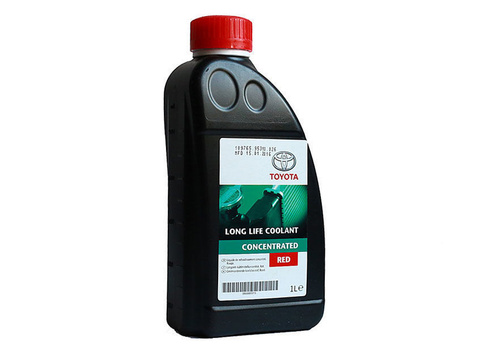 Антифриз TOYOTA Long Life Coolant Concentrated Red (красный, концентрат,1л)