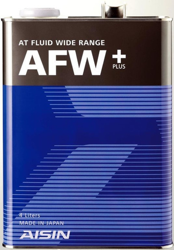 Масло трансмиссионное Aisin AT Fluid Wide Range AFW+ (4 л)