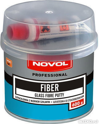 Шпатлевка со стекловолокном NOVOL Fiber (600 g)