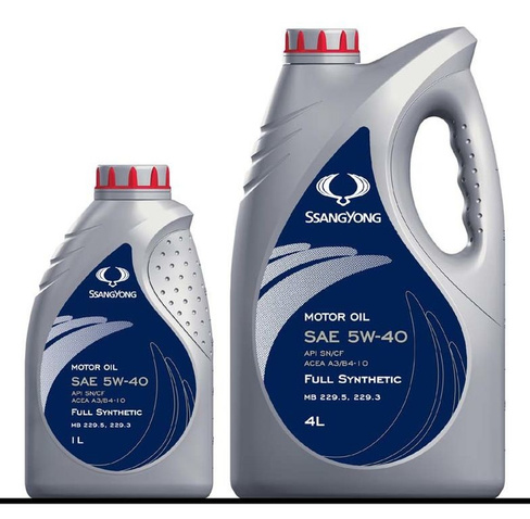 Масло моторное SsangYong Motor Oil SAE 5W-40 (1 л)