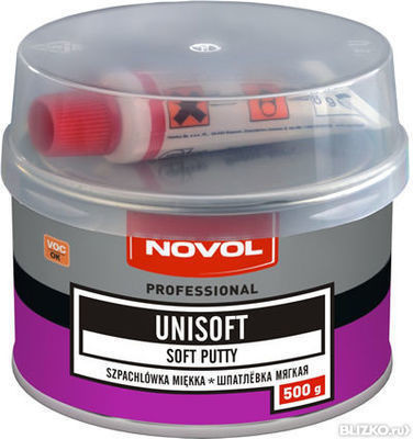 Шпатлевка мягкая NOVOL Unisoft (500 g)