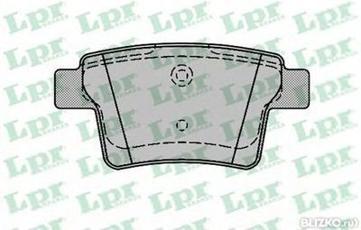 Колодки тормозные дисковые задние LPR 05P1326 (FORD Mondeo 3/JAGUAR X-Type)