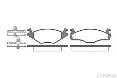 Колодки тормозные дисковые передние RoadHouse 217110 (VW/SEAT/PEUGEOT)