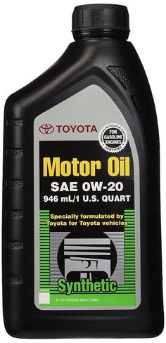 Масло моторное TOYOTA Motor Oil SN/GF-5 0W-20 (0,946 л)