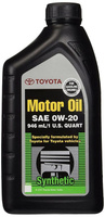 Масло моторное TOYOTA Motor Oil SN/GF-5 0W-20 (0,946 л)