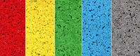 Каучуковое резиновое покрытие рулон: 6х1200мм цветной яркий