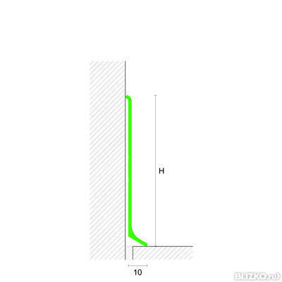 Плинтус высота 100 мм