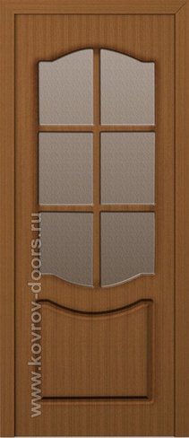 Дверь межкомнатная Классика Орех, Макоре ПО 600-900*2000