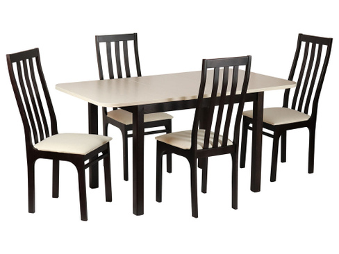 Обеденная группа для столовой и гостиной ЧМФ Франц 3 + 4 стула