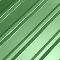 Профнастил С 8 0,45 Э, цинк, ширина 1,15м (зеленая листва)