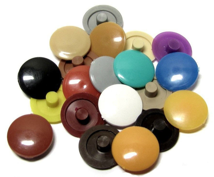 Заглушка пластмассовая цветная под евровинт от компании Молоток купить ...