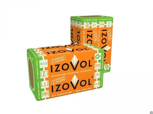 Минплита IZOVOL Л -35 1000х600х50 0,24м3/уп./ 4,80/0,24/8