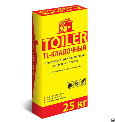 Смесь для кирпича/бетона TOILER TL. 25кг