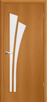 Дверь межкомнатная Лагуна миланский орех ПО 600-900*2000