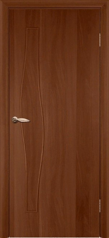 Дверь межкомнатная Волна итальянский орех ПГ 600-900*2000