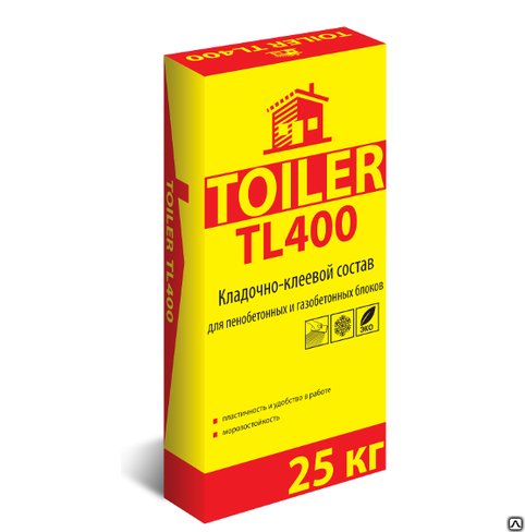 Кладочно-клеевой состав TOILER TL 400 -25кг