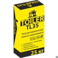 Клей для плитки TOILER TL 35- 25кг