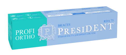 Зубная паста President Profi Ortho Braces 50 мл