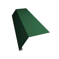 Карнизная планка 1,25 (цвет RAL 6005) зеленый мох для металлочерепицы