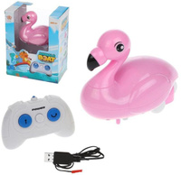 Фламинго интерактивный на радиоуправлении, может плавать в воде арт.MX-0026-2 Наша игрушка