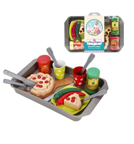 Набор посуды и продуктов Mary Poppins "Итальянская пицерия" арт.453140