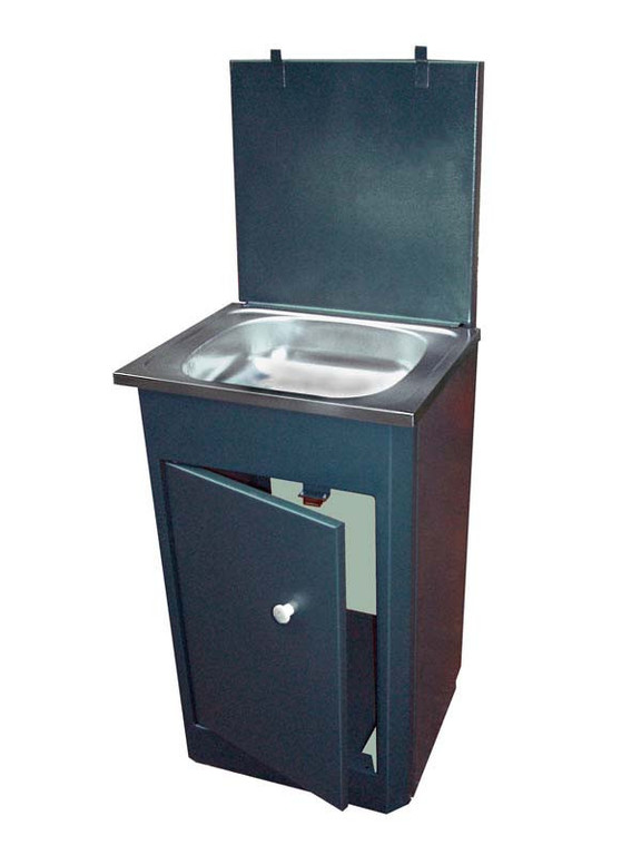 Умывальник с мойкой из нерж стали 20 л мокрый асфальт купить в СПБ