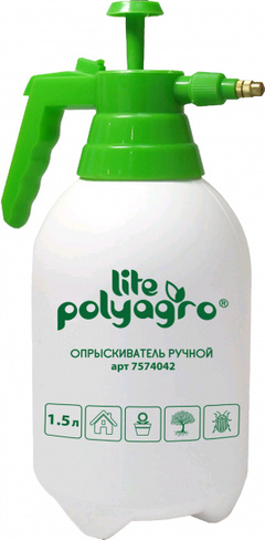 Опрыскиватель пневматический ручной Polyagro Lite, 2л