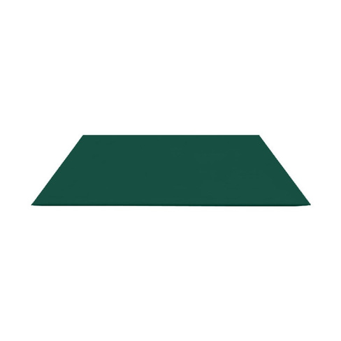 Лист гладкий оцинкованный (RAL 6005) зеленый мох 1250х2000х0,4мм (2,5м2)