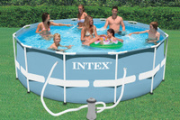 Каркасный бассейн Intex Prism Frame 366x122 см + фильтр-насос 3785 л/ч