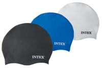 Шапка для плавания из силикона, от 8 лет, 3 цвета (Intex 55991)