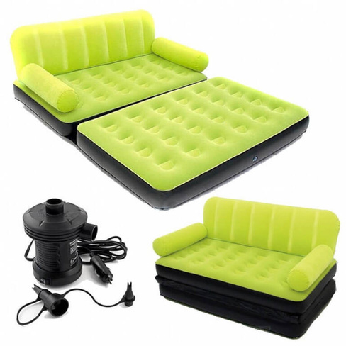 Надувной диван-кровать Multi-Max Air Couch With Sidewinder AC Air Pump, 188