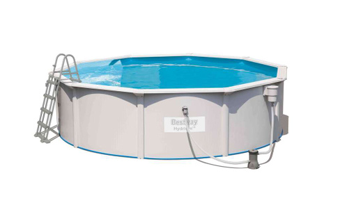 Стальной бассейн Bestway Hydrium Pool Set 460х120 см + фильтр-насос 3028 л/