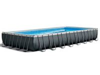 Каркасный бассейн Intex Ultra 975x488x132 см + 4 аксессуара арт.26374